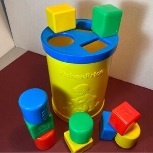 Fisher Price Shape Sorter Baby's First Blocks Toy